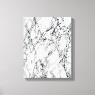 Stone Canvas aus weißem Marmor Print Leinwanddruck