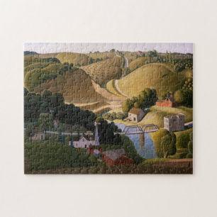 Stone City, 1930 von Grant Wood