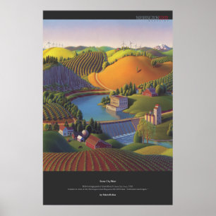 Stone City West von Robin Moline Poster