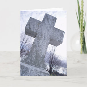 „Stone Cold Cross“ Sympathie-Karte Karte
