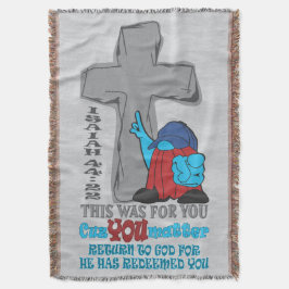 Stone Cross Cuz Matter Isaiah 44:22 T - Shirt Decke