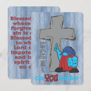 Stone Cross Cuz Matter Psalm 32 1 Karte
