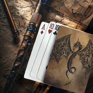 Stone Dragon Tribal Spielkarten