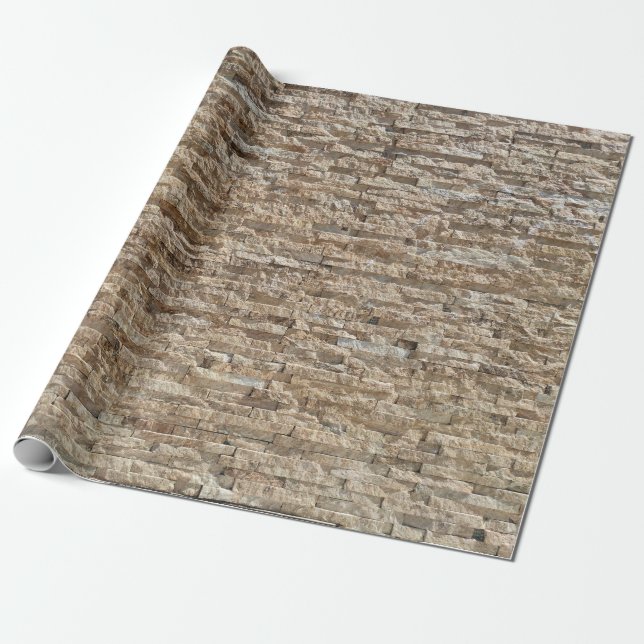 Stone geometrische Muster Geschenkpapier (Ungerollt)