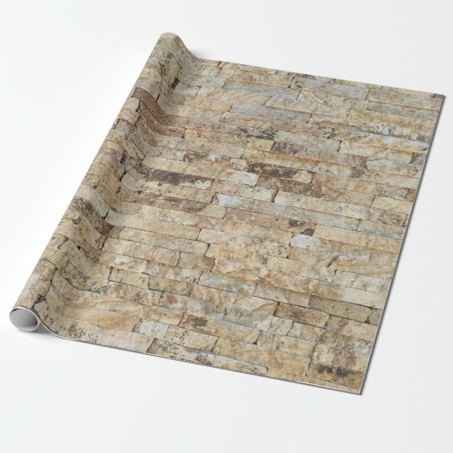 Stone geometrische Muster Geschenkpapier (Ungerollt)
