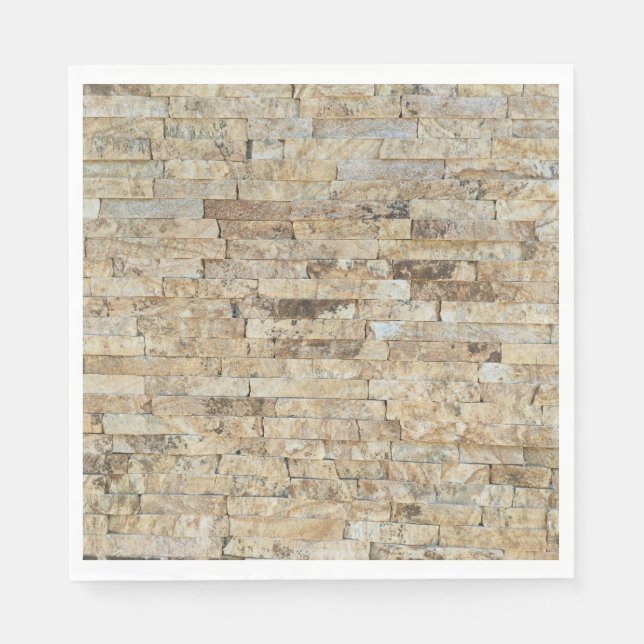 Stone geometrische Muster Serviette (Vorderseite)