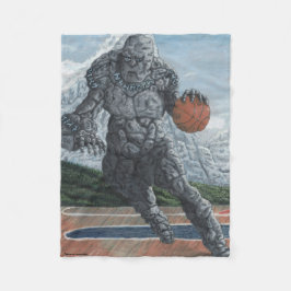 Stone Golem Spielen Basketball Fantasy Kunst, Dich Fleecedecke