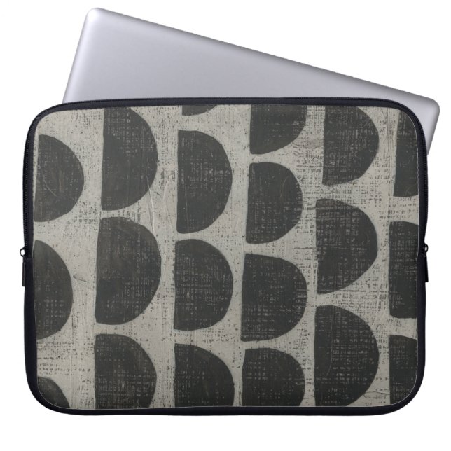 Stone - Halbkreise Laptopschutzhülle (Vorderseite)