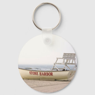 Stone Harbor Boat Keychain Schlüsselanhänger