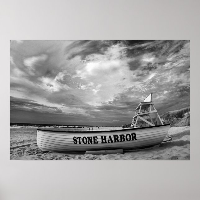 Stone Harbour Beach, NJ Poster (Vorne)