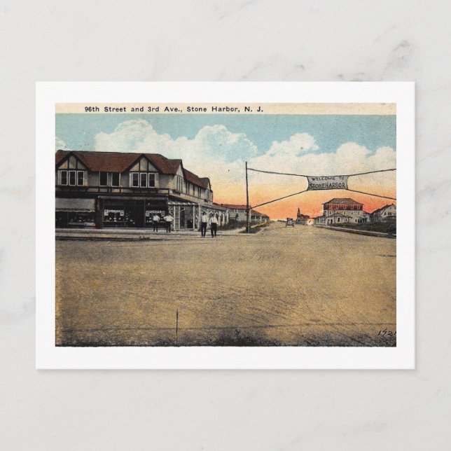 Stone Harbour, New Jersey Vintag Postkarte (Vorderseite)