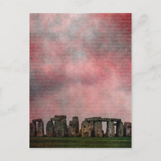 Stone Henge Textural Postkarte