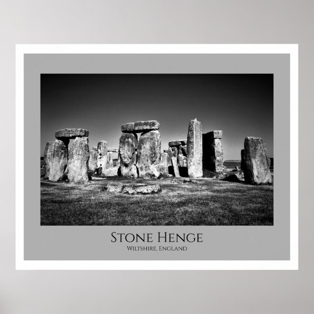 Stone Henge, Wiltshire England Poster (Devant)