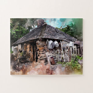 STONE HOBBIT HOUSE PUZZLE