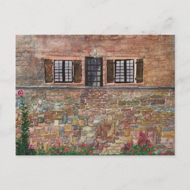 STONE HOUSE POST CARD POSTKARTE (Vorderseite)