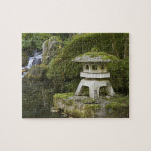 Stone lantern and Heavenly Falls