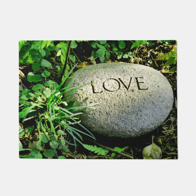Stone "Liebe" Fußmatte (Vorderseite)