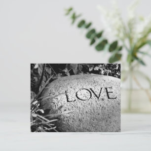 Stone "Liebe" Postkarte