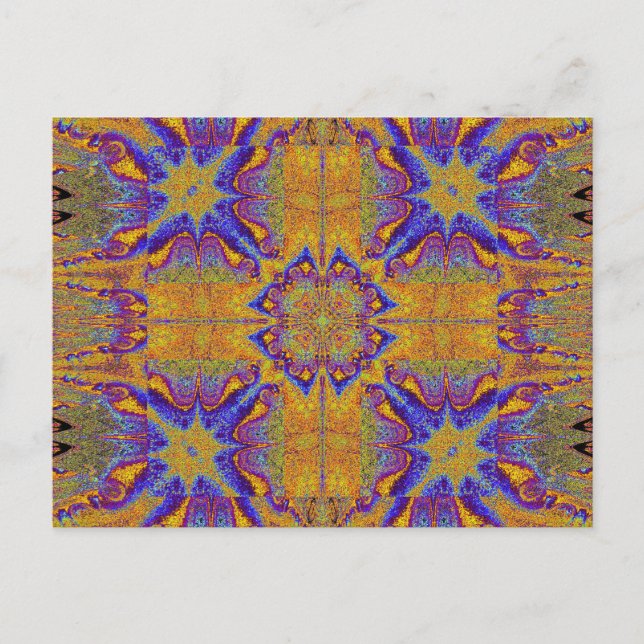 STONE LIGHT BLUME 12 POSTKARTE (Vorderseite)