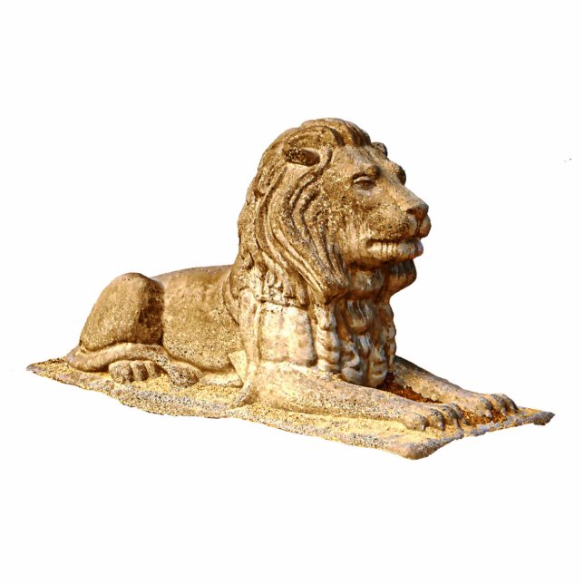 Stone Lion Fotoskulptur Magnet (Vorne)