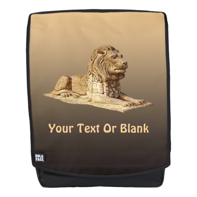 Stone Lion Rucksack (Vorderseite)