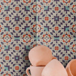 Stone-Look Komplexes geometrisches Mosaikmuster Fliese<br><div class="desc">Diese Keramik-Kachel ist ein wahres Kunstwerk mit einem faszinierenden geometrischen Muster, das sowohl Komplexität als auch Eleganz verbindet. Das Design zeigt eine Symphonie von Formen, einschließlich Sternen und Sechsecken, die sorgfältig zu einem harmonischen Mosaik arrangiert wurde. Die Farbpalette ist reich an Teppichen, Orangen und Teppichen, Set vor einem zarten Hintergrund...</div>