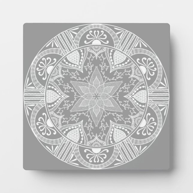 Stone Mandala Fotoplatte (Vorderseite)