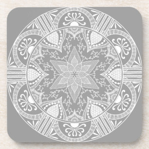 Stone Mandala Getränkeuntersetzer