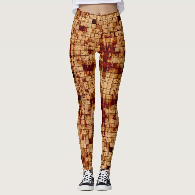 Stone Mosaiq - Power Yoga Leggings (Vorderseite)