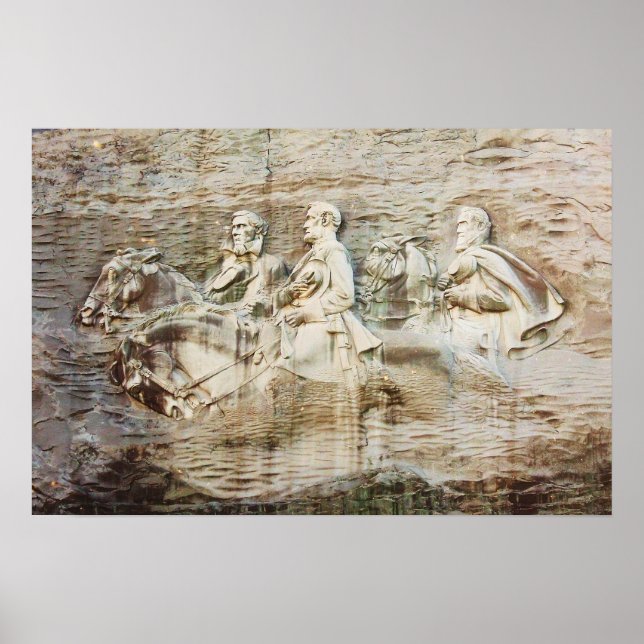 Stone Mountain Carving, Georgia Poster (Vorne)