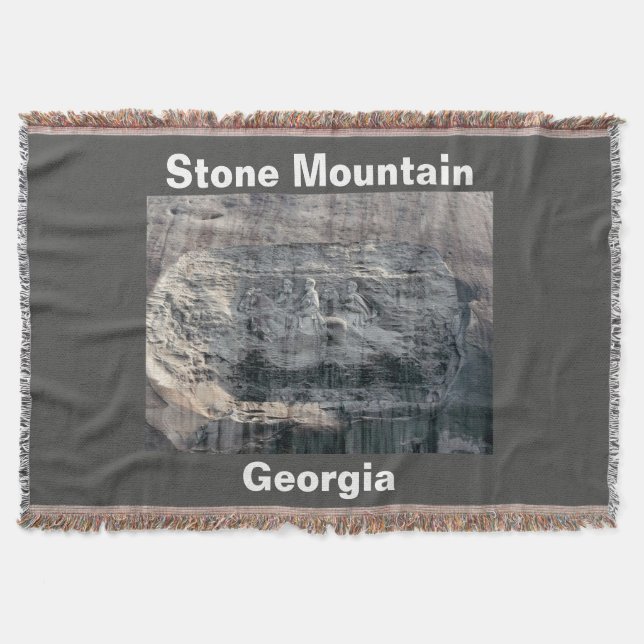 Stone Mountain Georgia Jetez une couverture (Devant)