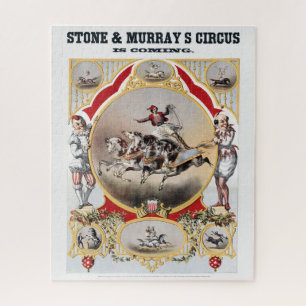 Stone & Murray's Zirkus, circa 1870.