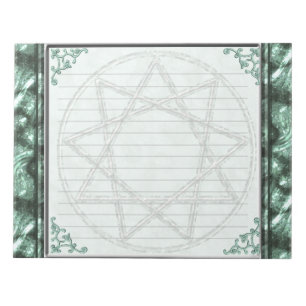 Stone Nonagram Notizblock
