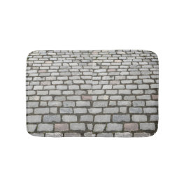 Stone Pathway Gray Cobblestone Street Sidewalk Badematte