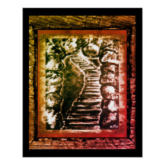 Stone Pathway Poster