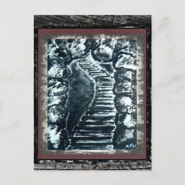 Stone Pathway Postkarte (Vorderseite)