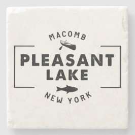 Stone Pleasant Lake Coaster Steinuntersetzer