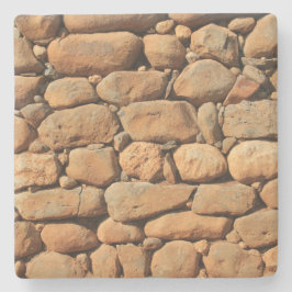 Stone Rock Wall am israelischen Platz Untersetzer