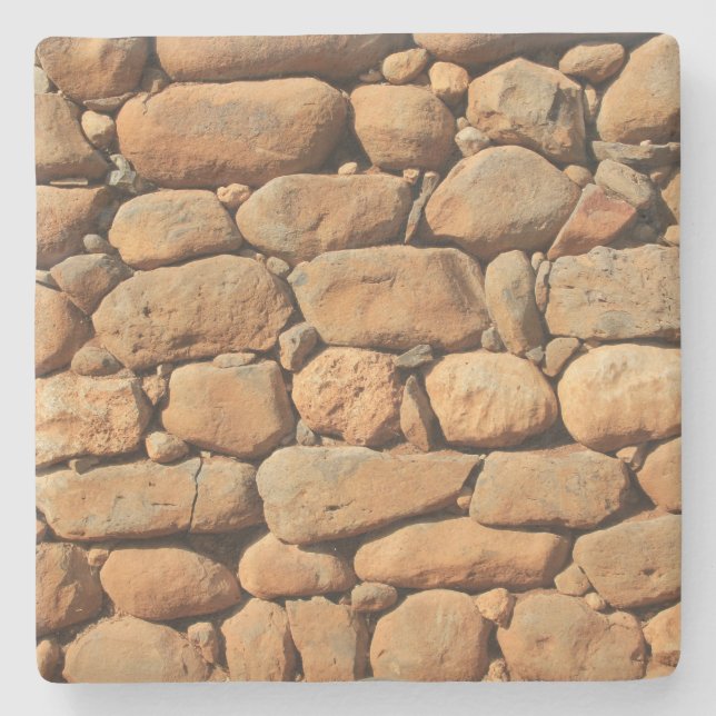 Stone Rock Wall am israelischen Platz Untersetzer (Vorderseite)