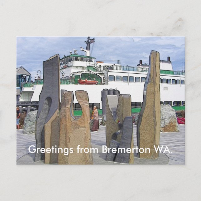 Stone Sculture Postkarte (Vorderseite)