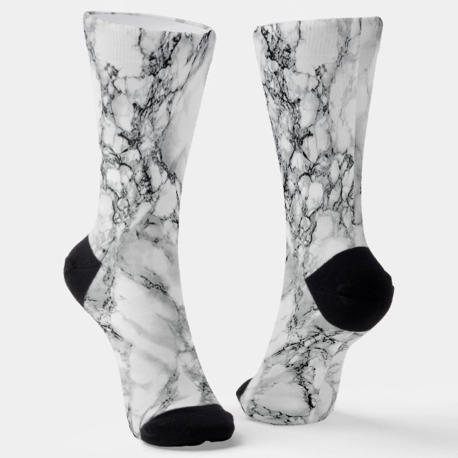 Stone Socken aus weißem Marmor Modernes Design (Gewinkelt)