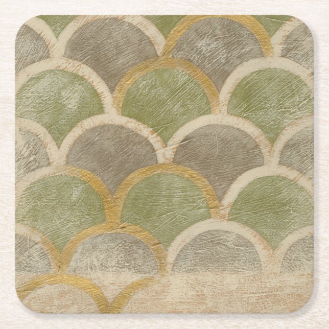 Stone Tile Design von Chariklia Zarris Rechteckiger Pappuntersetzer (Vorderseite)