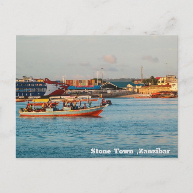 Stone Town, Sansibar Afrika Postcard Postkarte (Vorderseite)