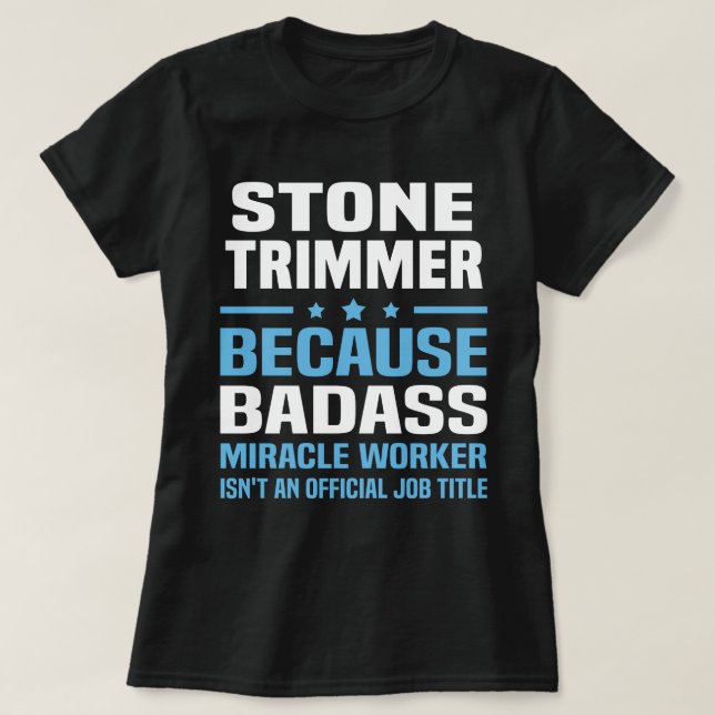 Stone Trimmer T-Shirt (Design vorne)