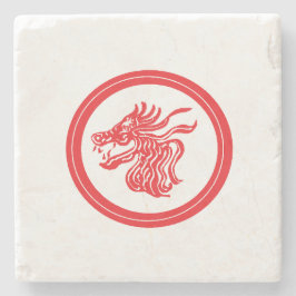 Stone Untersetzer : Das Glück des Drachen