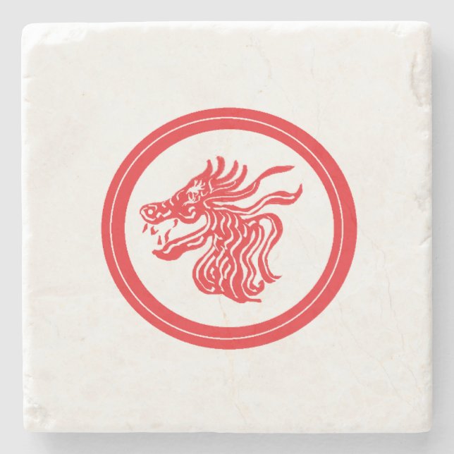 Stone Untersetzer : Das Glück des Drachen (Vorderseite)