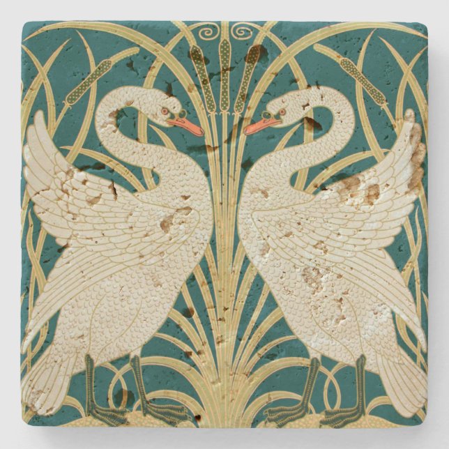 Stone Untersetzer Marble Art Nouveau (Vorderseite)