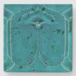 Stone Untersetzer Marble Art Nouveau