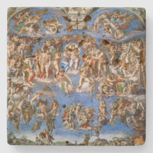 STONE UNTERSETZER: MICHELANGELO: DAS LETZTE URTEIL