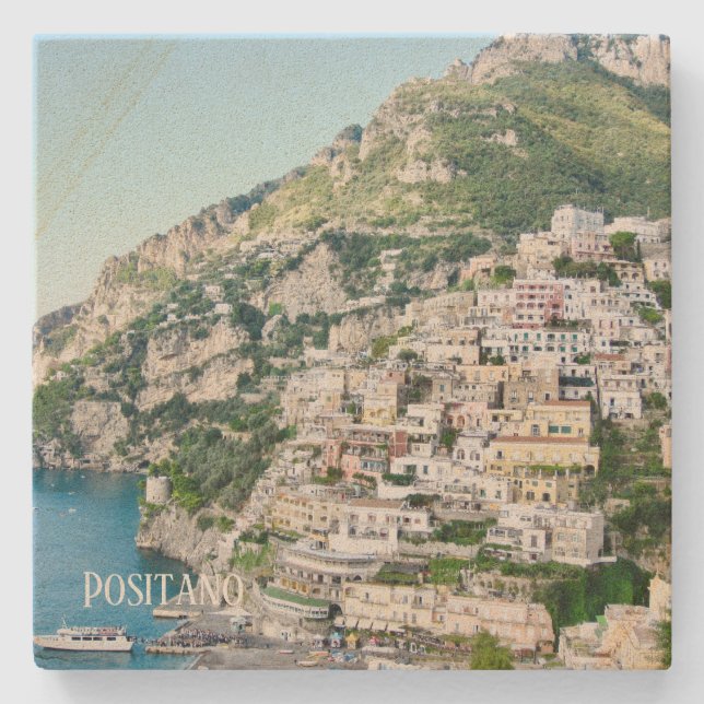 Stone Untersetzer Positano, Italien (Vorderseite)